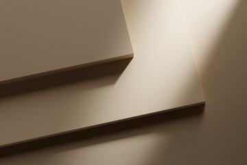 Monotone paper texture background with square and line patterns