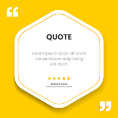 3D bubble testimonial banner, quote, infographic. Social media post template designs for quotes. Empty speech bubbles, quote bubbles and text box. Vector Illustration EPS10.