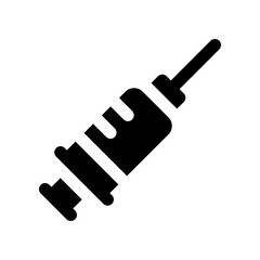 syringe glyph icon. vector icon for your website, mobile, presentation, and logo design.
