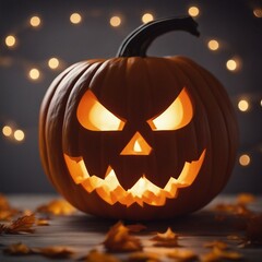 Halloween carved pumpkins