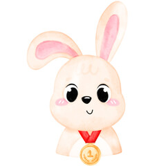 Animal Wearing Medal, Medal, winner, awards, Sport, First place