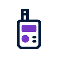 glucose meter duo tone icon. vector icon for your website, mobile, presentation, and logo design.