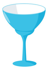 Glass for cocktail, cup for beverages alcohol