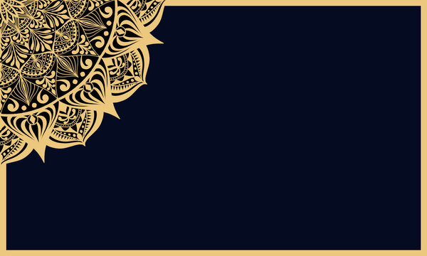 luxury background image with mandala pattern