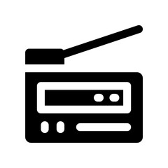 radio icon. vector icon for your website, mobile, presentation, and logo design.