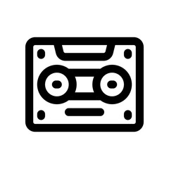 cassette icon. vector icon for your website, mobile, presentation, and logo design.