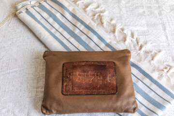 A bag of tallit, jewish symbol