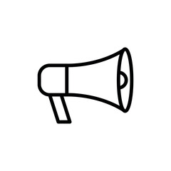 megaphone sign symbol vector glyph background color icon