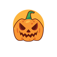 Halloween Pumpkin cartoon illustration vector