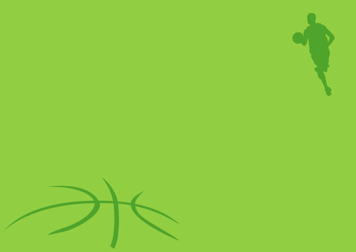 BASKETBALL BACKGROUND GRN
