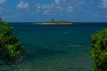 Ile aux Canards Desolate Island Huts colorful vibrant