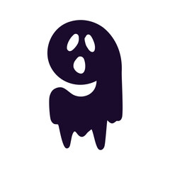 Fototapeta premium Halloween alphabet (9)