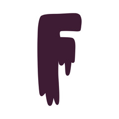 Halloween alphabet (F)