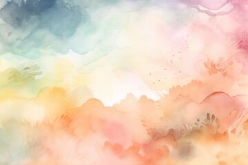 Obraz na płótnie Canvas A vibrant sky painted with colorful clouds