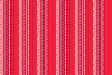 Stripe background texture of fabric vertical lines with a vector seamless pattern textile.