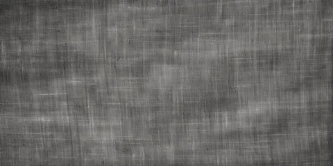 Seamless trendy monochrome grey denim jeans texture overlay. Closeup detail of worn and distressed faded black linen or canvas fabric pattern. Fashion textile background 3D rendering, Generative AI