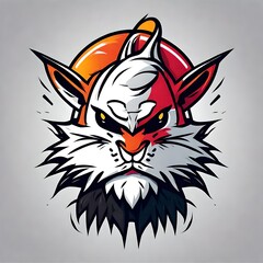 A logo for a business or sports team featuring an angry bunny rabbit head that is suitable for a t-shirt graphic.



