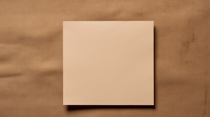 Mockup of greeting card with space for design presentation