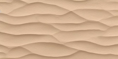 Foto op Plexiglas Seamless white sandy beach or  desert sand dunes tileable texture. Boho chic light brown clay colored summer repeat pattern background. A high resolution 3D, Generative AI © Hitesh
