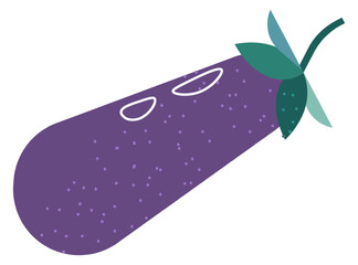 Aubergine vegetable, eggplant ripe veggie icon