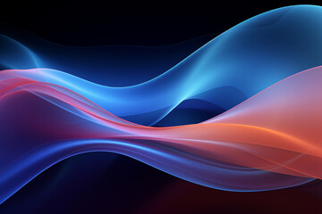 Abstract background, colorful smooth wave, curve, shiny design