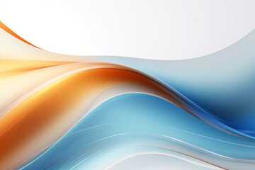 Fototapeta premium Abstract background, colorful smooth wave, curve, shiny design