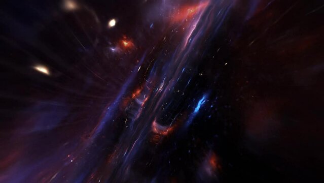 Multiverse, Universe Warp, Wormhole. Seamless Loop.