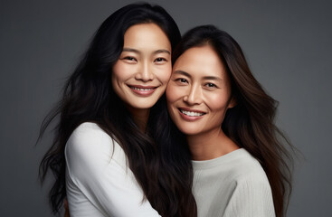 Woman Asian Mixed age
