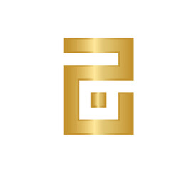 Kufi arabic font gold