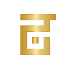 Kufi arabic font gold