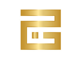 Kufi arabic font gold