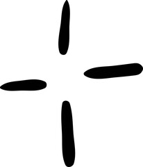 Cute doodle element vector