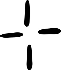 Cute doodle element vector