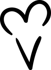 Cute doodle element vector