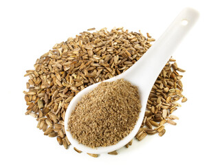 Getrocknete Mariendistel Samen - Freigestellt