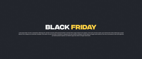 Obraz premium Black Friday for banner design