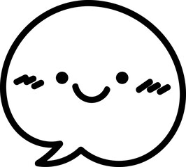 Speech bubble doodle   