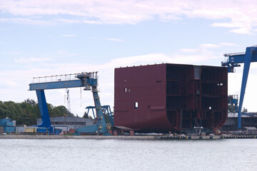 Żuraw, Port, port, Przemysłowe, Przemysł, Dok, morze, Transport, Transport, Woda © Piotr