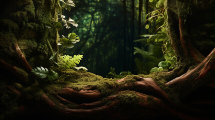 Obraz premium forested environment to emphasize its natural and eco-friendly qualities