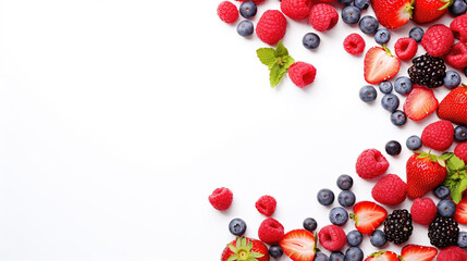 variety of antioxidant-rich berries like blueberries