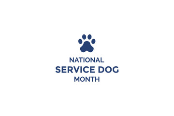 National Service Dog Month