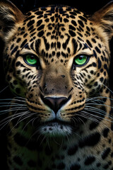 Close Up Portrait of a Leopard