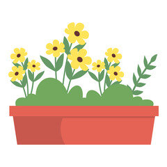 Flower Plant Illustration