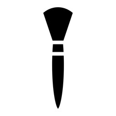 makeup brush glyph 