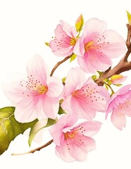 Watercolor Dreams: The Delicate Palette of Japanese Sakura Blooms