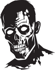 Scary Zombie , Halloween Zombie, Vector illustration, SVG