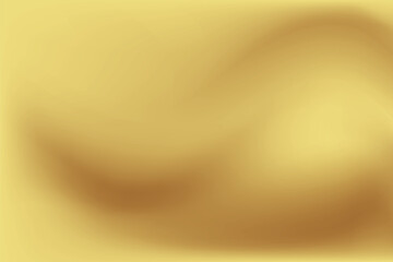 Gold abstract blurred gradient background. Vector illustration.