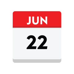 22 june icon with white background