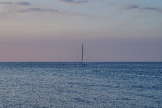 sailboat in the sea