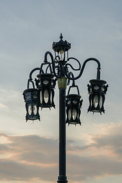 vintage street lamp